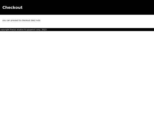 checkout screenshot