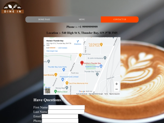 ContactUs screenshot