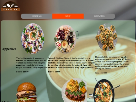 FoodMenu screenshot