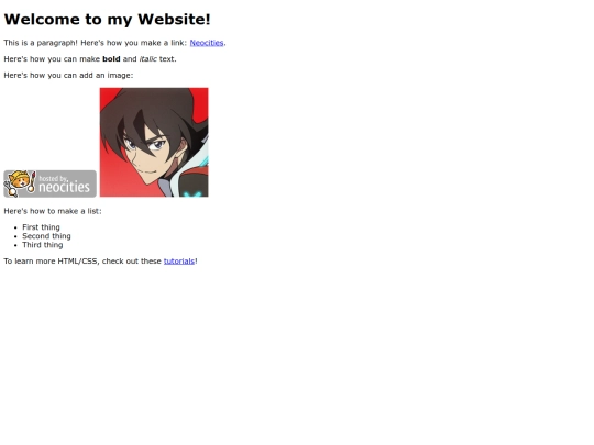 index screenshot