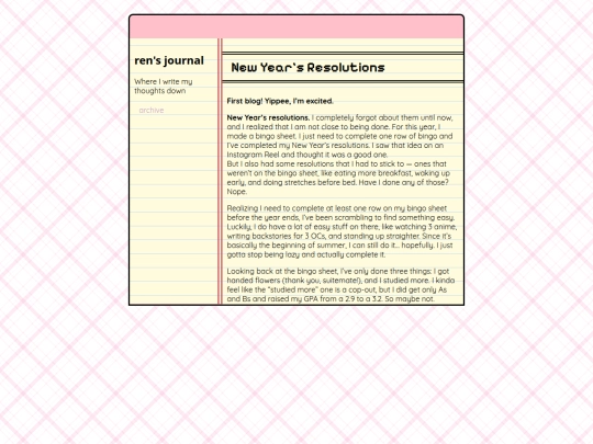 blog screenshot
