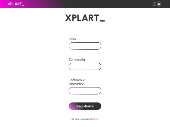xplart/registro screenshot