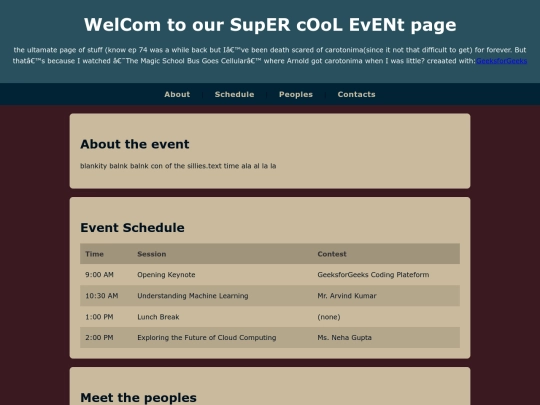 landingpagetest screenshot