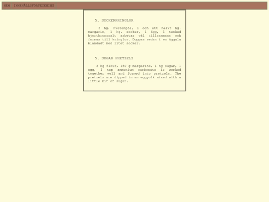 sockerkringlor screenshot