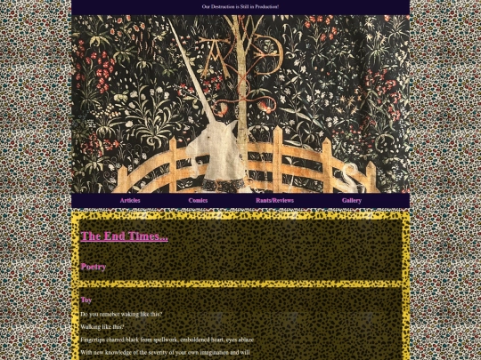 Poetry screenshot