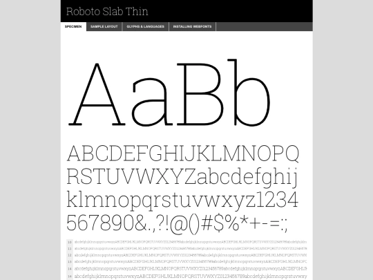 webfontkit-20250212-112442/robotoslab-thin-demo screenshot