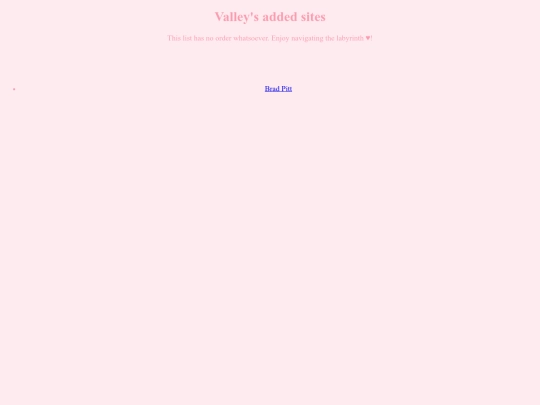 valley's added sites/valleysaddedsiteslist screenshot