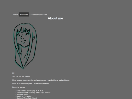 aboutme screenshot