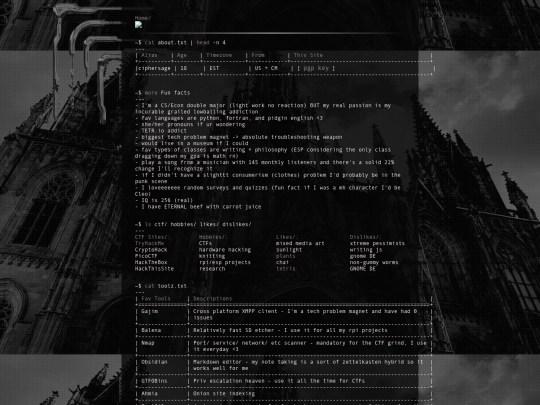 pages/about screenshot