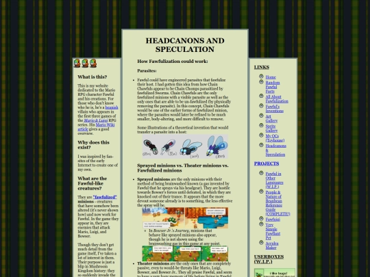 oldsite/speculation screenshot