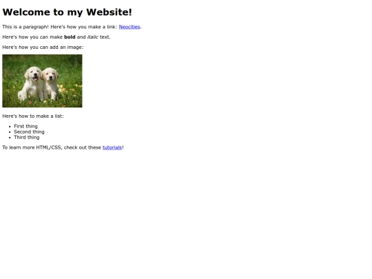 index screenshot