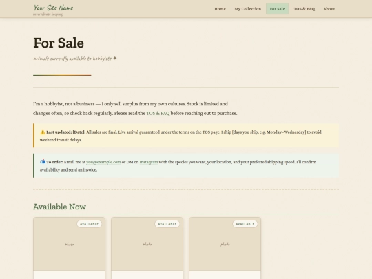 forsale screenshot