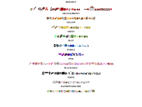 favicons screenshot