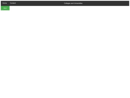 Colleges screenshot