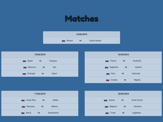 matches screenshot