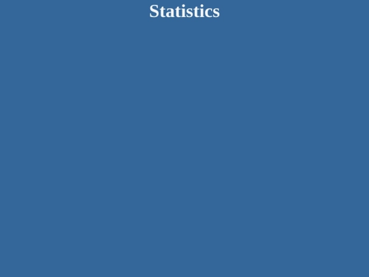 statistics screenshot