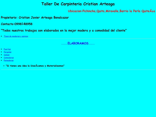 index screenshot