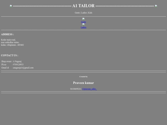a1tailor/a1tailor screenshot