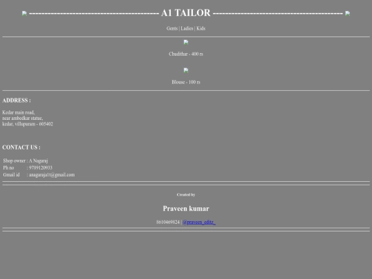 a1tailor/ladies screenshot