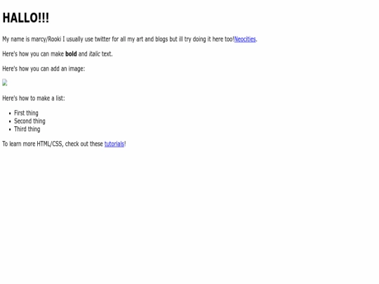 index screenshot