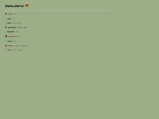 members screenshot