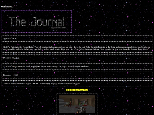 journal screenshot
