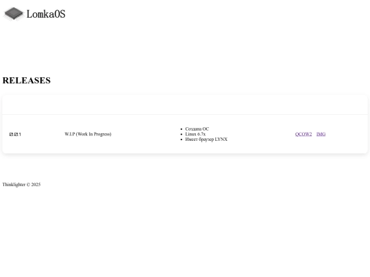 lomkaos/releases screenshot