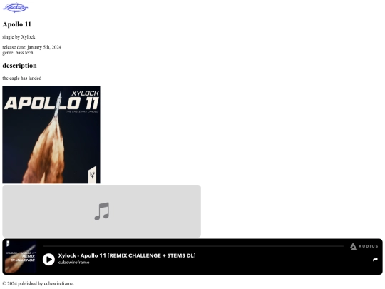 music/apollo11 screenshot