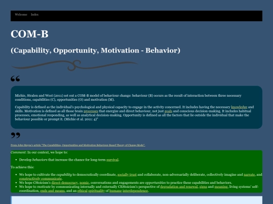 CapabOpportMotiveBehav screenshot