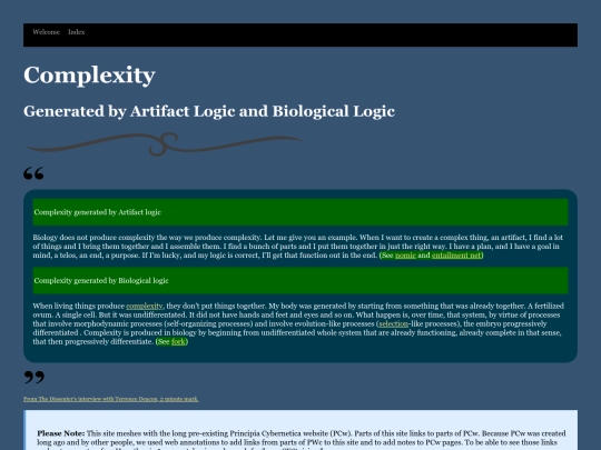 ComplexityBioVsArtifactLogic screenshot