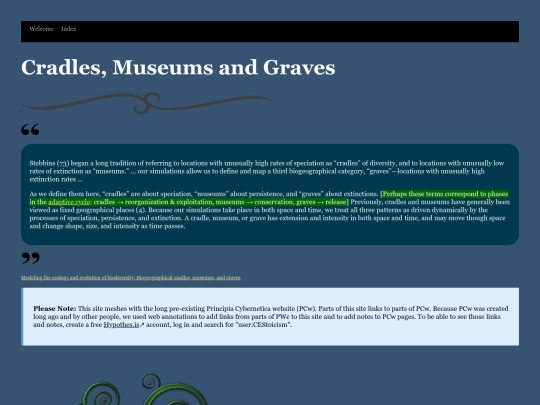 CradlesMuseumsGraves screenshot