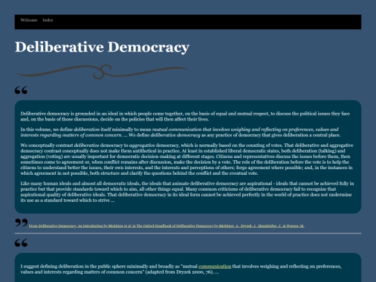 DeliberativeDemocracy screenshot