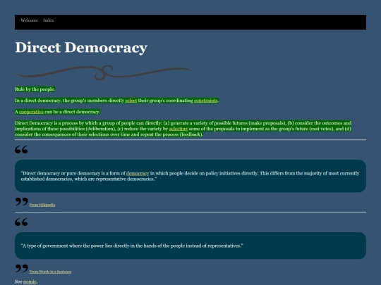 DirectDemocracy screenshot