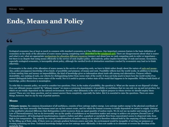 EndsMeansPolicy screenshot