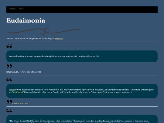 Eudaimonia screenshot
