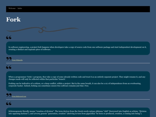 Fork screenshot