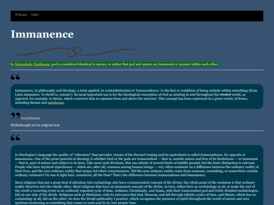 Immanence screenshot