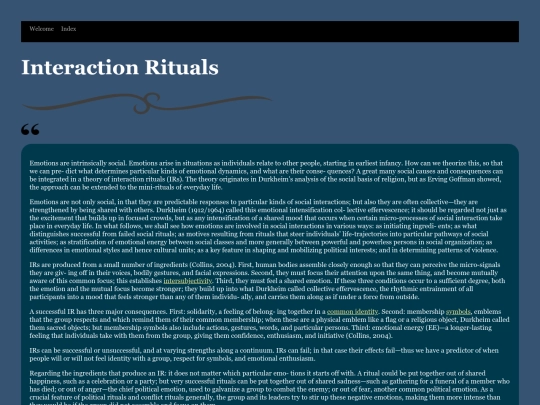 InteractionRituals screenshot