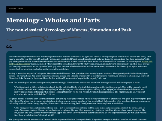 Mereology screenshot