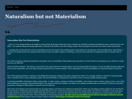 NaturalismButNotMaterialism screenshot