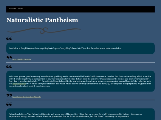 NaturalisticPantheism screenshot