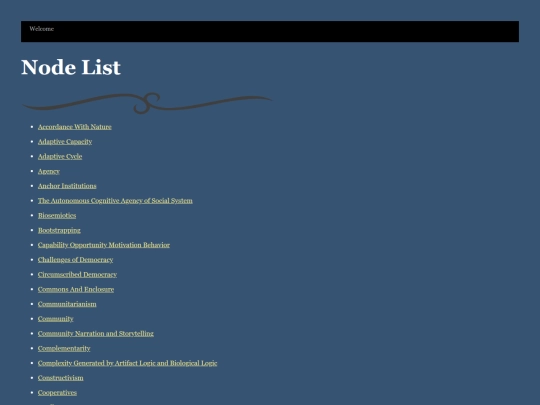 NodeList screenshot