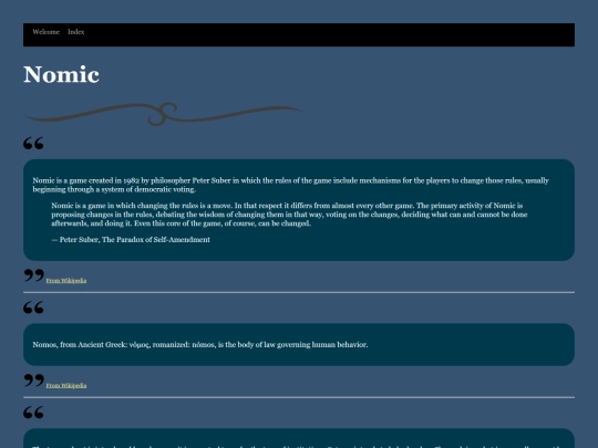 Nomic screenshot