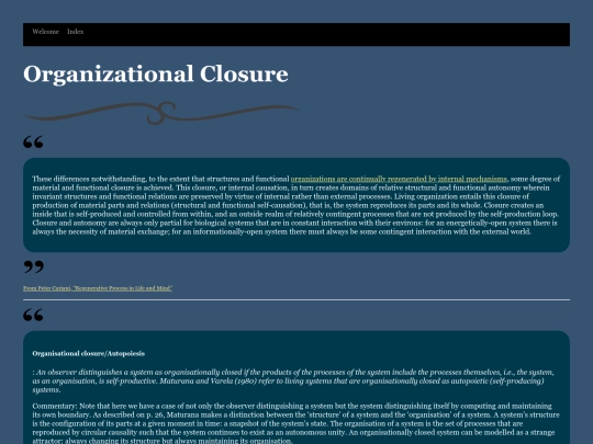 OrganizationalClosure screenshot