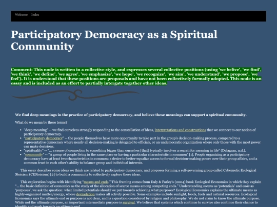 ParticipatoryDemocracySpiritualCommunity screenshot