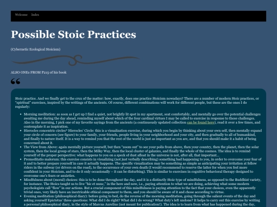 PossibleStoicPractices screenshot