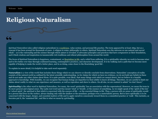 ReligiousNaturalism screenshot
