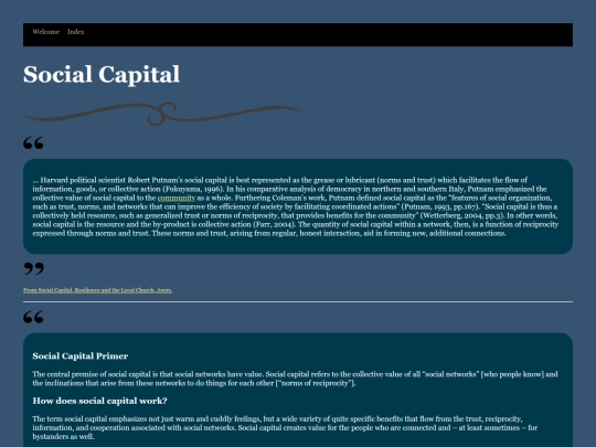 SocialCapital screenshot
