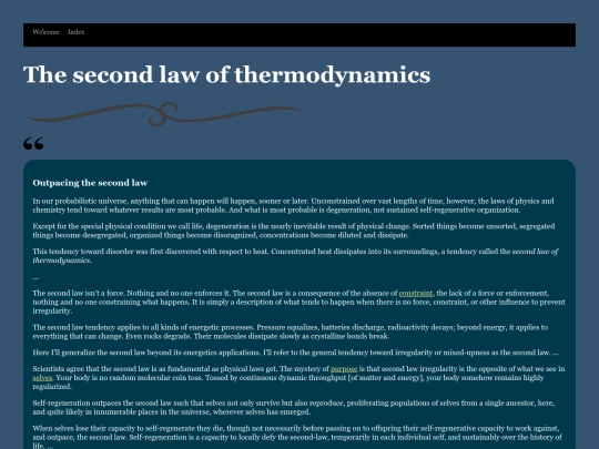 TheSecondLaw screenshot