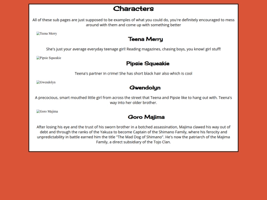 characters screenshot